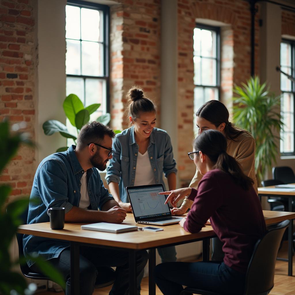 SproutMedia team collaborating